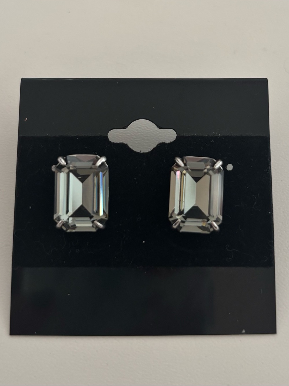 Handmade Square Crystal Earrings